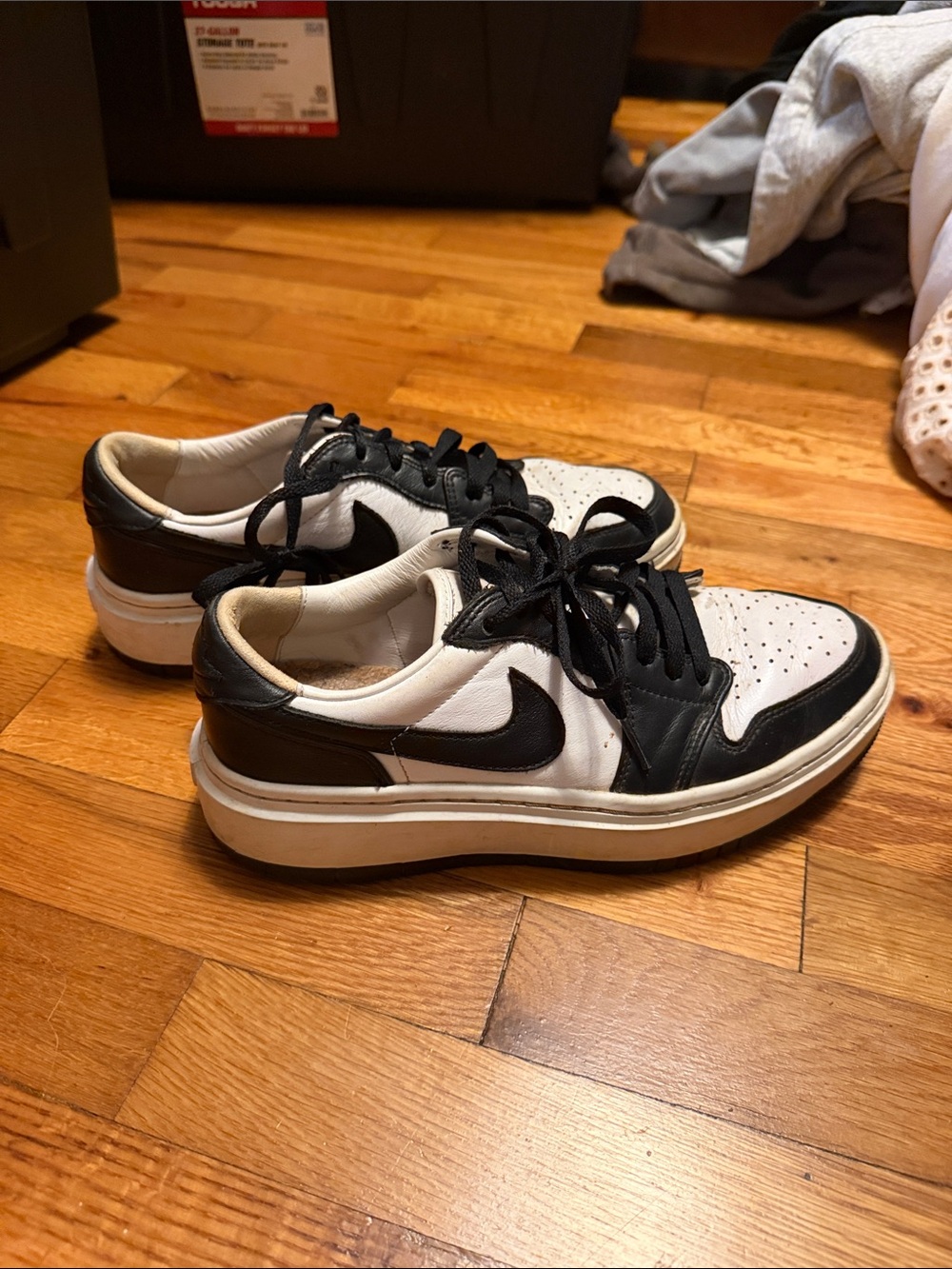 Nike Black and White Low-Profile Sneakers